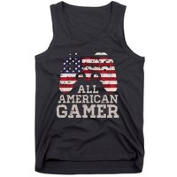 4th July All American Gamer Patriot Tank Top