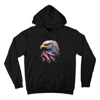 4th July American Eagle Flag Independence Day Hoodie