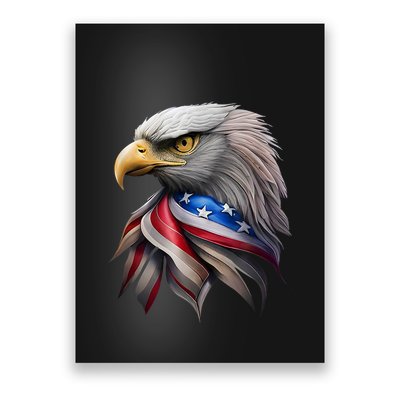 4th July American Eagle Flag Independence Day Poster