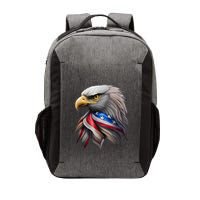 4th July American Eagle Flag Independence Day Vector Backpack