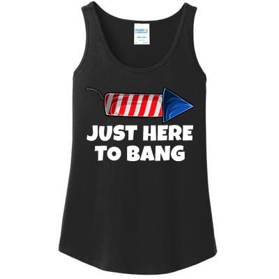 4th July America Firework Patriot USA Ladies Essential Tank