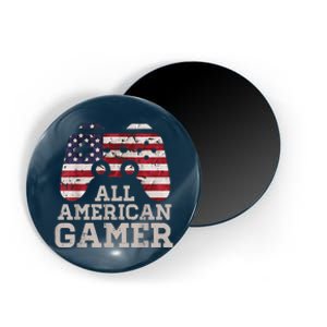 4th July All American Gamer Patriot Magnet