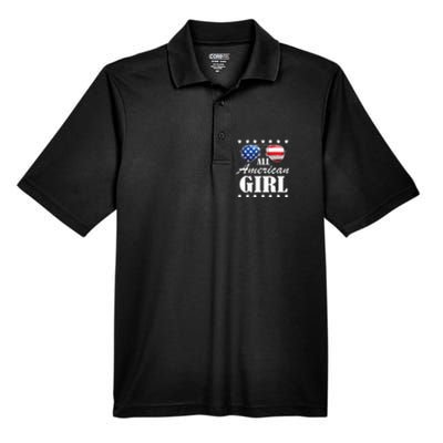 4th July America Independence Day Patriot Usa Men's Origin Performance Pique Polo