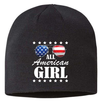 4th July America Independence Day Patriot Usa Sustainable Beanie