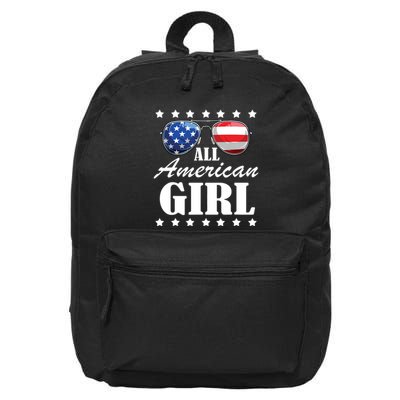4th July America Independence Day Patriot Usa 16 in Basic Backpack