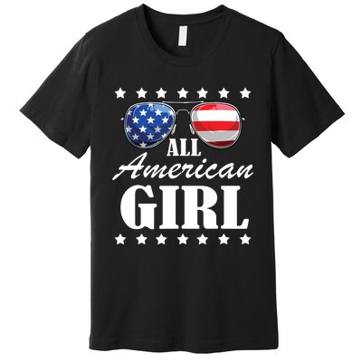 4th July America Independence Day Patriot Usa Premium T-Shirt