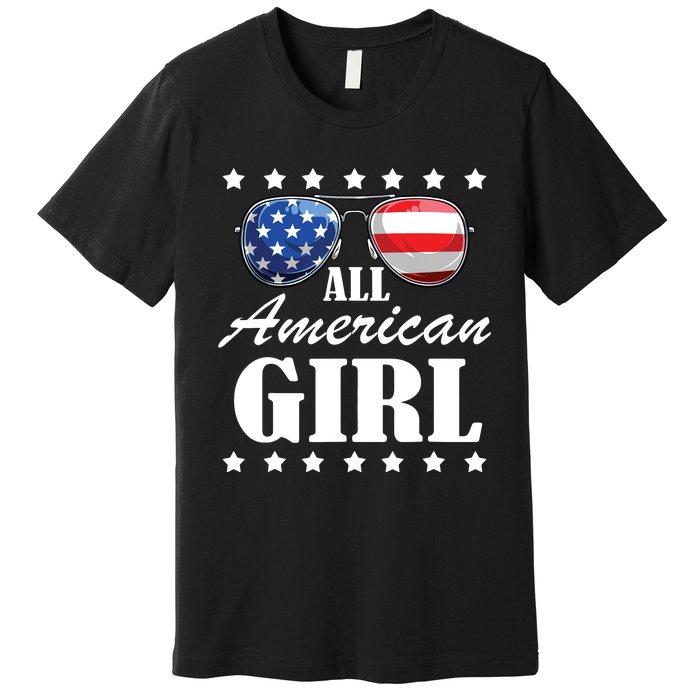 4th July America Independence Day Patriot Usa Premium T-Shirt