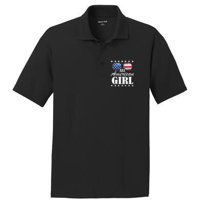 4th July America Independence Day Patriot Usa PosiCharge RacerMesh Polo