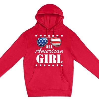 4th July America Independence Day Patriot Usa Premium Pullover Hoodie