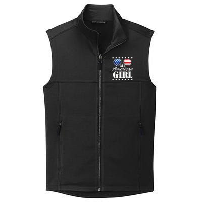 4th July America Independence Day Patriot Usa Collective Smooth Fleece Vest