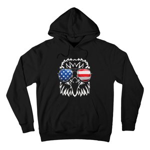 4th July American Eagle Flag Independence Day Hoodie