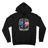 4th July American Eagle Flag Independence Day Hoodie