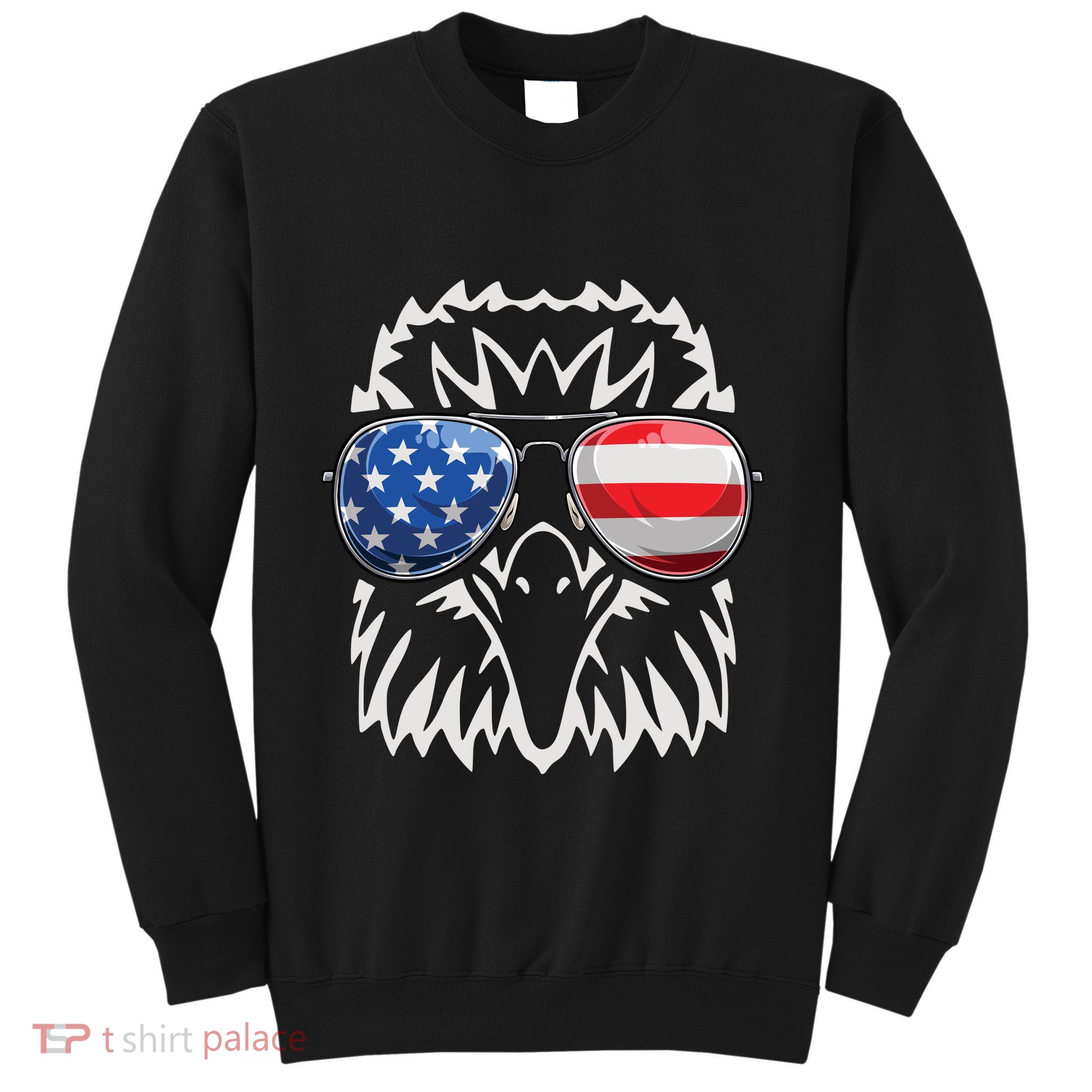 4th July American Eagle Flag Independence Day Sweatshirt