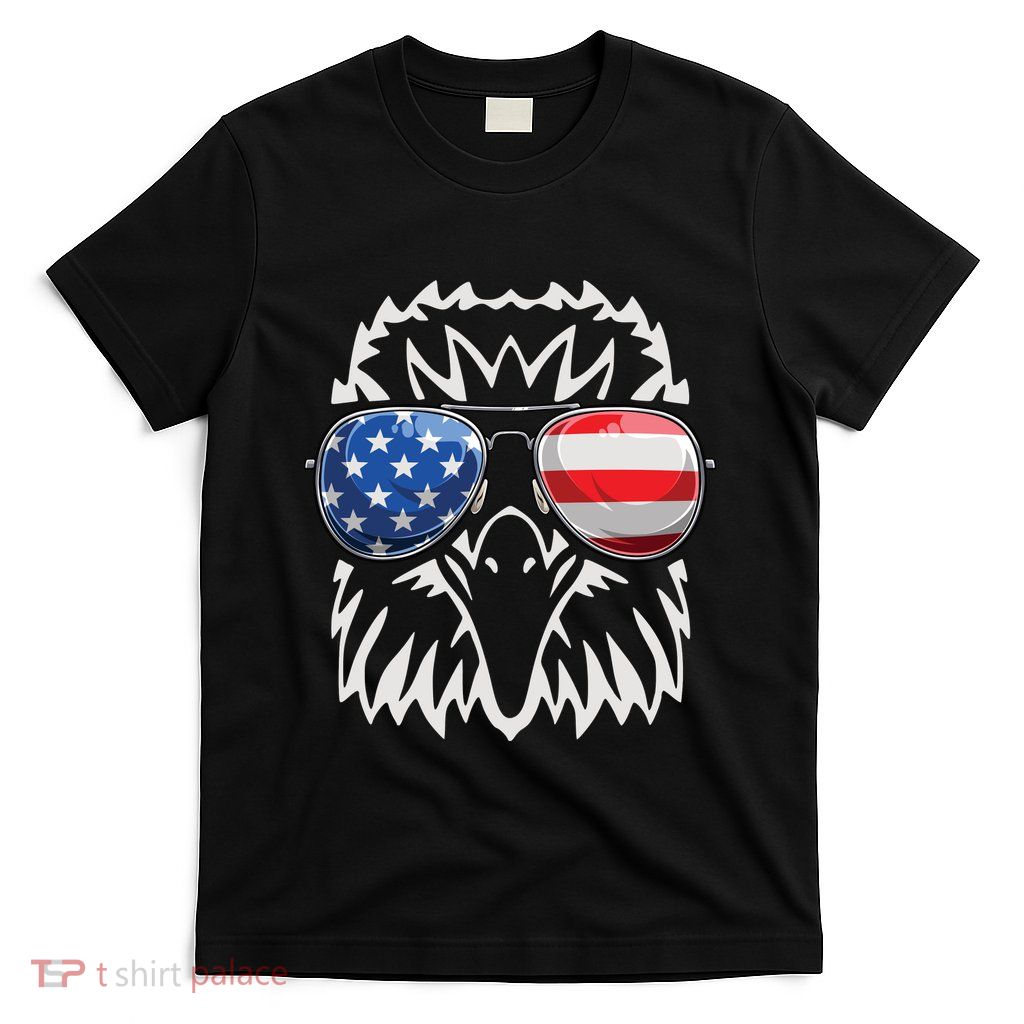 4th July American Eagle Flag Independence Day T-Shirt