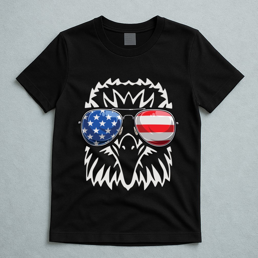 4th July American Eagle Flag Independence Day T-Shirt