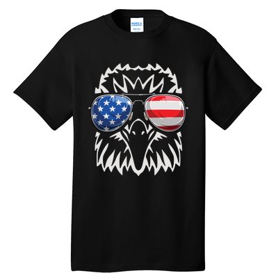 4th July American Eagle Flag Independence Day Tall T-Shirt