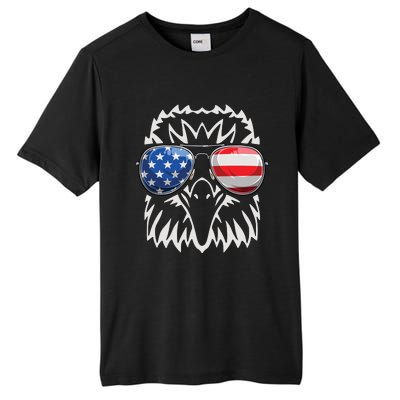 4th July American Eagle Flag Independence Day Tall Fusion ChromaSoft Performance T-Shirt