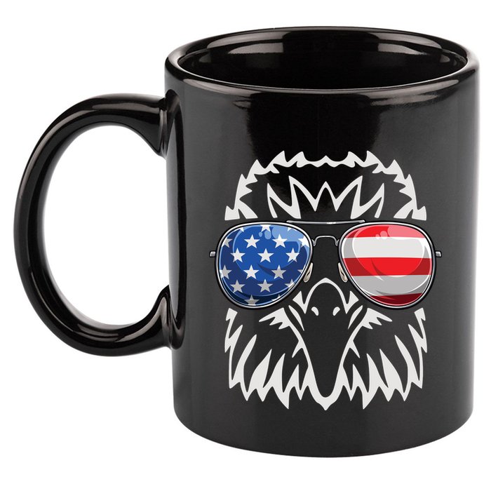 4th July American Eagle Flag Independence Day 11oz C Handle Ceramic Mug