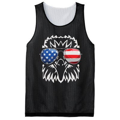 4th July American Eagle Flag Independence Day Mesh Reversible Basketball Jersey Tank