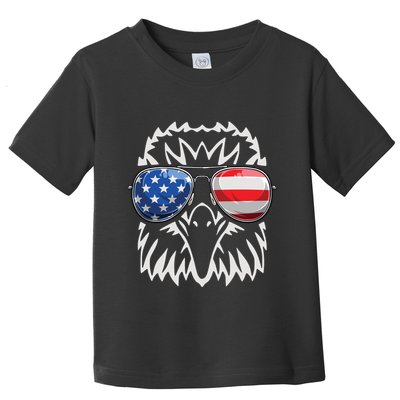 4th July American Eagle Flag Independence Day Toddler T-Shirt