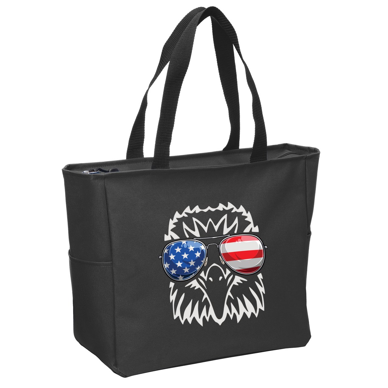4th July American Eagle Flag Independence Day Zip Tote Bag