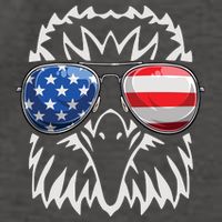 4th July American Eagle Flag Independence Day Vector Backpack