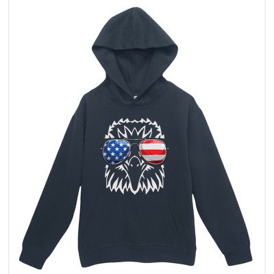 4th July American Eagle Flag Independence Day Urban Pullover Hoodie