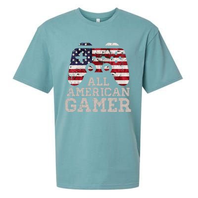 4th July All American Gamer Patriot Sueded Cloud Jersey T-Shirt