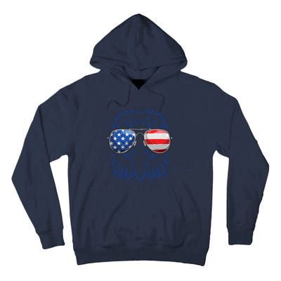 4th July American Eagle Flag Independence Day Tall Hoodie