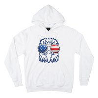 4th July American Eagle Flag Independence Day Hoodie