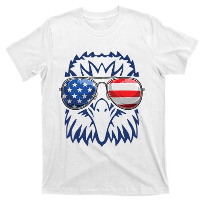 4th July American Eagle Flag Independence Day T-Shirt