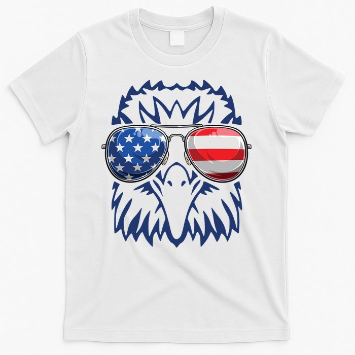 4th July American Eagle Flag Independence Day T-Shirt