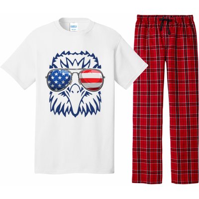 4th July American Eagle Flag Independence Day Pajama Set