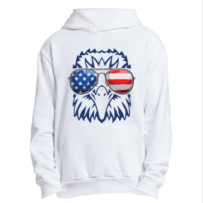 4th July American Eagle Flag Independence Day Urban Pullover Hoodie