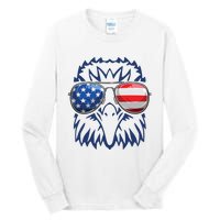 4th July American Eagle Flag Independence Day Tall Long Sleeve T-Shirt