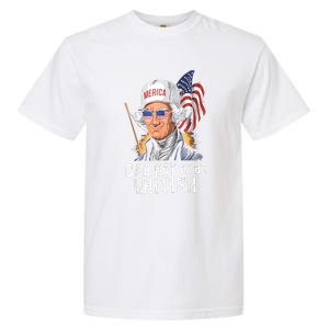 4th July Bad Day To Be British Patriotic George Washington Gift Garment-Dyed Heavyweight T-Shirt