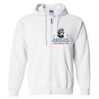 4th July Bitches Love Independence Thomas Jefferson Founding Full Zip Hoodie