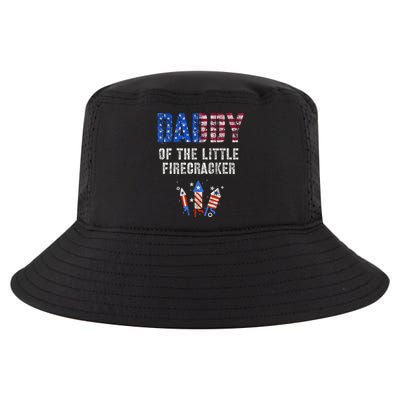 4th July Dad Of The Little Firecracker Birthday Squad Cute Gift Cool Comfort Performance Bucket Hat