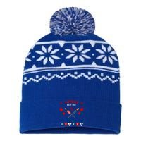 4th July Events Patriotism American Independence Funny Gift USA-Made Snowflake Beanie