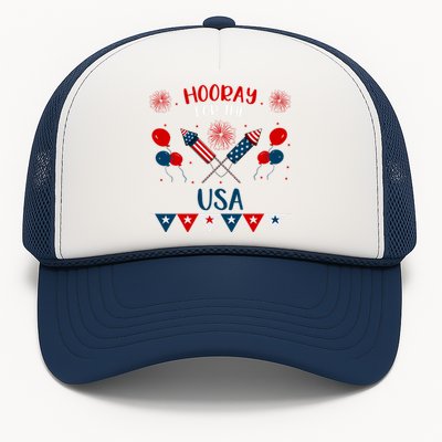 4th July Events Patriotism American Independence Funny Gift Trucker Hat