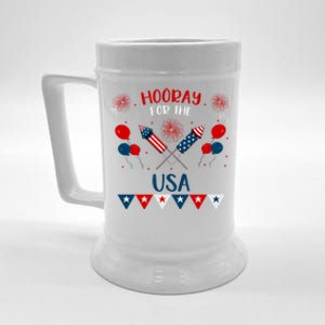 4th July Events Patriotism American Independence Funny Gift Beer Stein