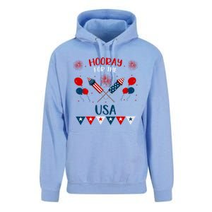 4th July Events Patriotism American Independence Funny Gift Unisex Surf Hoodie