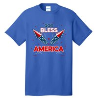 4th July Fireworks S Party Family God Bless America Cool Gift Tall T-Shirt