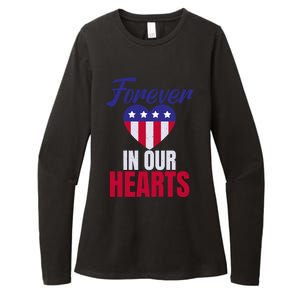 4th July Forever In Our Hearts Memorial Day Gift Womens CVC Long Sleeve Shirt