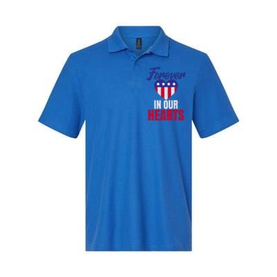 4th July Forever In Our Hearts Memorial Day Gift Softstyle Adult Sport Polo