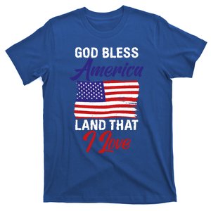 4th July God Bless America Land That I Love Memorial Day Funny Gift T-Shirt