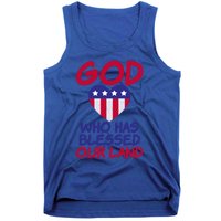 4th July God Who Has Blessed Our Land Memorial Day Meaningful Gift Tank Top