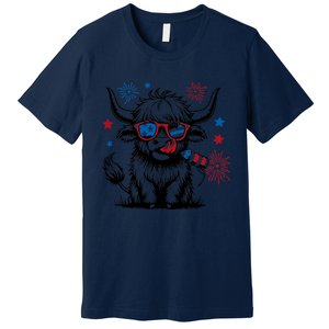 4th July Heifer Premium T-Shirt