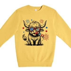 4th July Heifer Premium Crewneck Sweatshirt