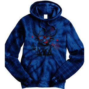 4th July Heifer Tie Dye Hoodie